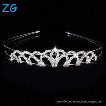 Einfache Design kleine Schönheit Pageant Tiara Großhandel Prinzessin Tiara Für Mädchen